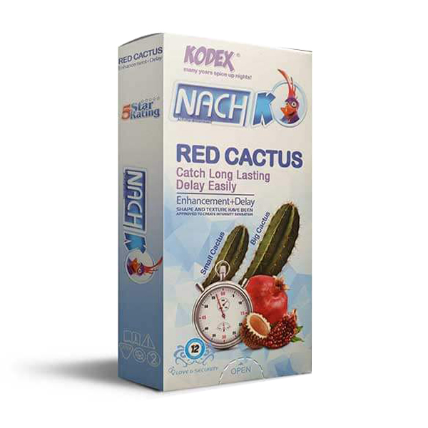 خرید-و-قیمت-و-مشخصات-کاندوم-ناچ-کدکس-NACH-KODEX-مدل-RED-CACTUS-بسته-12-عددی-در-زیبا-مد-1
